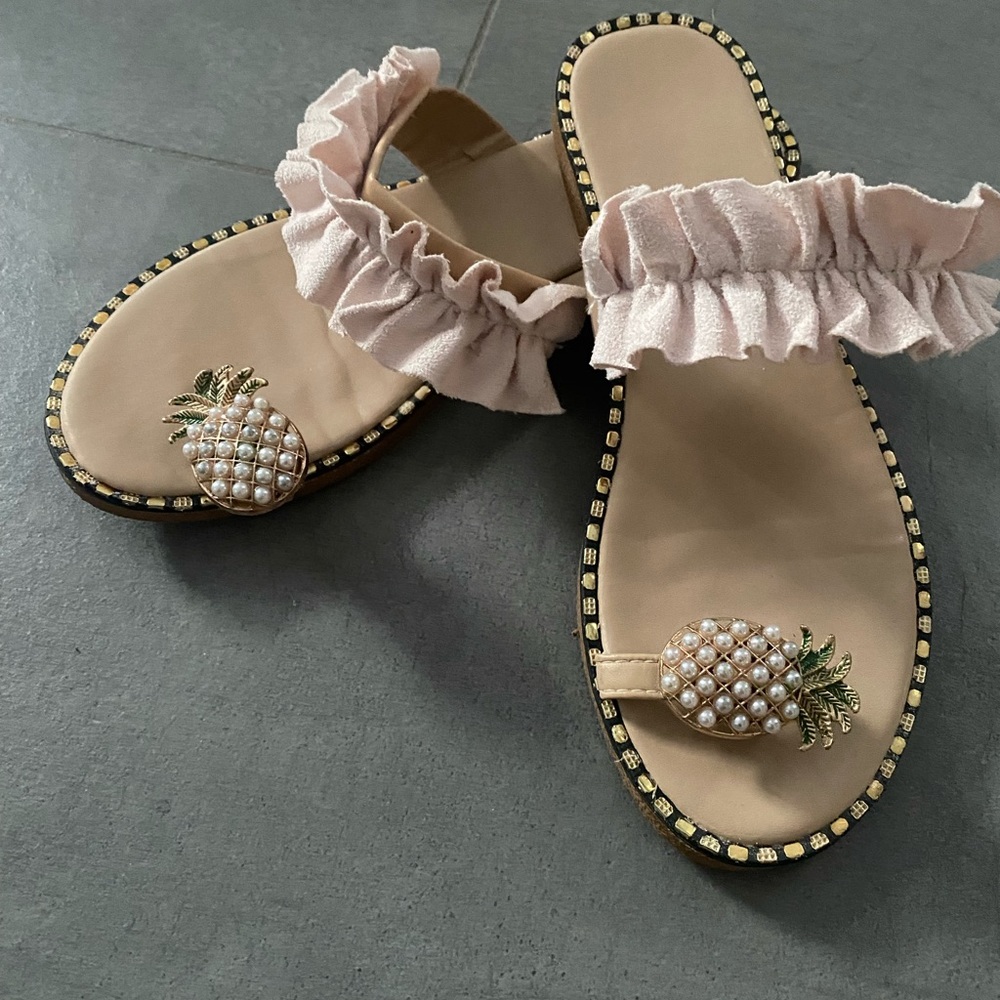 Boutique Pineapple Sandals - image 2